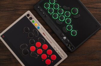 8BitDo’s all-button Arcade Controller is nearly as skinny as a MacBook Professional