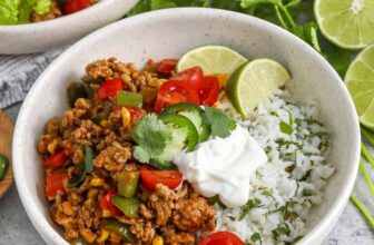 Turkey Burrito Rice Bowls – Spend With Pennies
