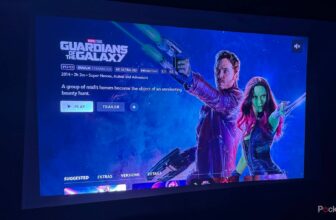 You need to use a projector with no display screen