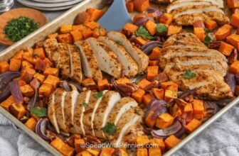 Sheet Pan Hen and Candy Potatoes